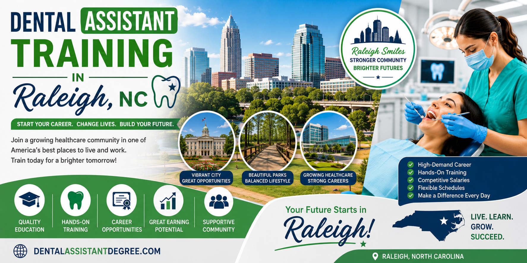 dental assistnat degrees in raleigh